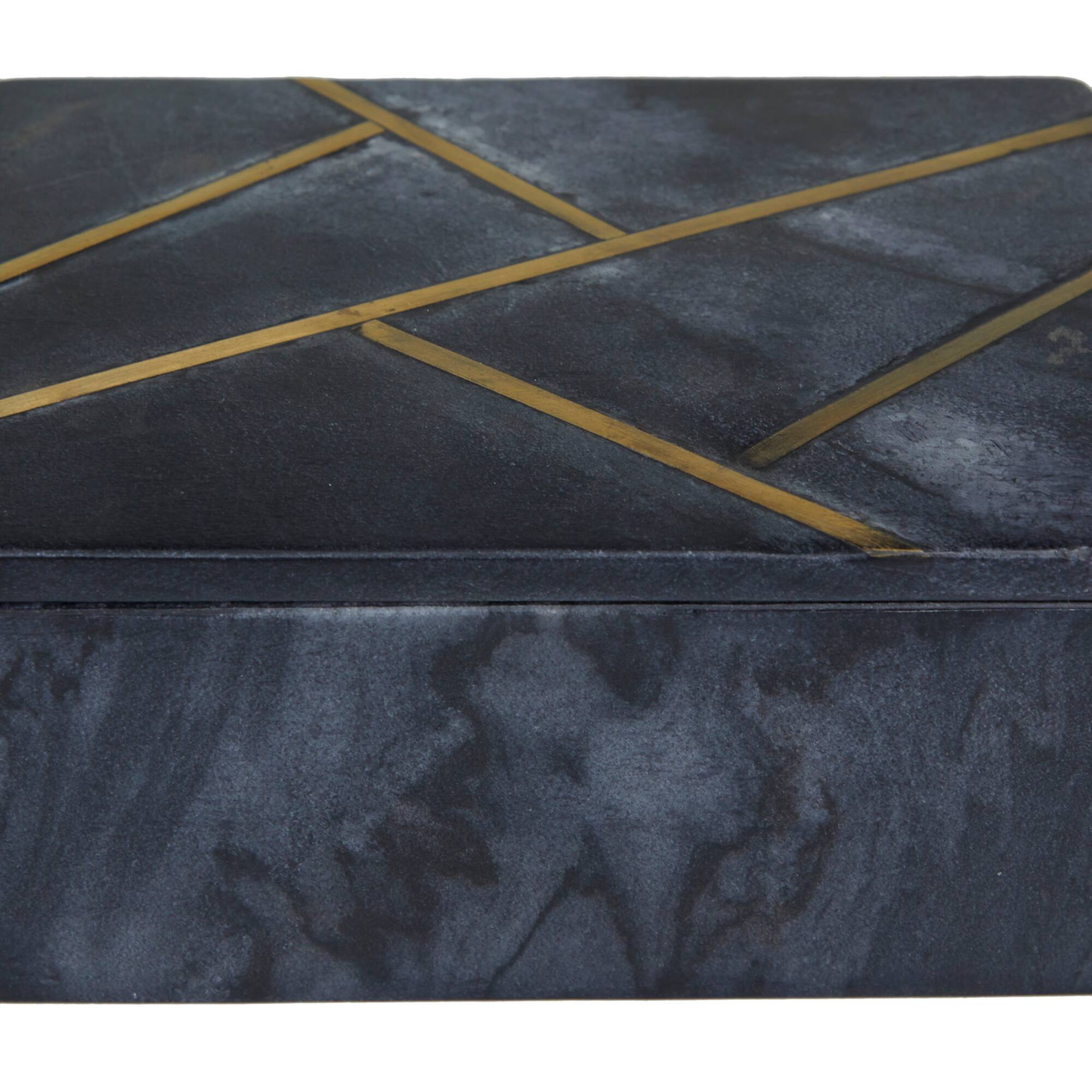 Black Marble Modern Boxes, 3ct.